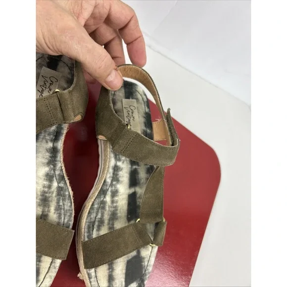 CROWN VINTAGE‎ Korine Espadrille Wedge Platform Sandals Women's Size 7M Beach - Picture 6 of 9